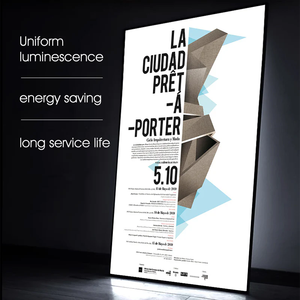 Tùy chỉnh <span class=keywords><strong>Led</strong></span> Poster khung <span class=keywords><strong>Backlit</strong></span> Movie Poster khung treo tường sáng siêu-mỏng <span class=keywords><strong>Led</strong></span> khung hình cho nhà hàng menu cửa hàng - Product Image 2