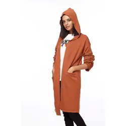Suéter lavado de invierno de manga larga con cuello redondo personalizable de OEM para mujer, Jersey de punto Jacquard transpirable, vestido informal antiencogimiento - Product Image 2