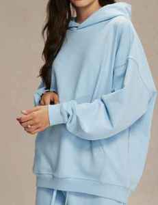 Manufacturer Heavy Thick Solid Color <b>Hoodies</b> Unisex Cotton <b>Polyester</b> <b>Hoody</b> - Product Image 2