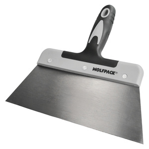 Spatola in acciaio 250 mm. Maniglia in TPR - Product Image 1
