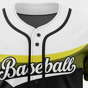 Vêtements de sport pour hommes Maillot d'équipe de baseball 2025 Meilleure vente Maillot de baseball respirant - Product Image 6