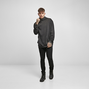 Sweat à capuche personnalisé pour homme, coupe oversize, effet délavé, sérigraphie, coupe carrée, sweats à capuche usés pour homme, vente en gros, personnalisables - Product Image 5