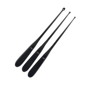 ชุดที่ขูดกระดูกแบบกลมด้ามกลวงด้ามตรงถ้วยรูปไข่สีดำเคลือบออร์โทพีดิกส์ - Product Image 2