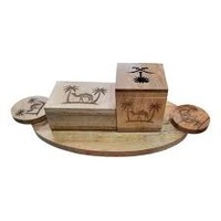 Ensemble brûleur d'encens Oud en bois peint traditionnel arabe, plateau Mubakhar Bakhoor, écologique, décor aromatique pour la maison, au meilleur prix