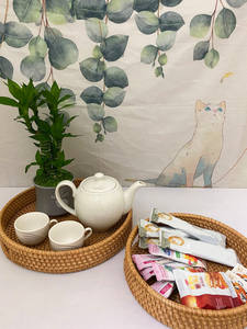 Juego de 2 cestas de almacenamiento de ratán natural hechas a mano directamente de Vietnam - Product Image 3