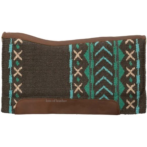 ODM OEM-sillín de lana de Nueva Zelanda, almohadilla para montar caballo ecuestre, vaquero, Rancho occidental, Parche de cuero, COLOR gris oscuro, tamaño personalizado - Product Image 2
