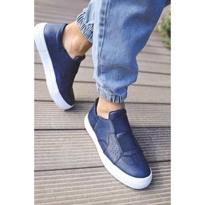 Felton Chaussures de marche pour hommes Modèle Ch033 en bleu marine - Product Image 4