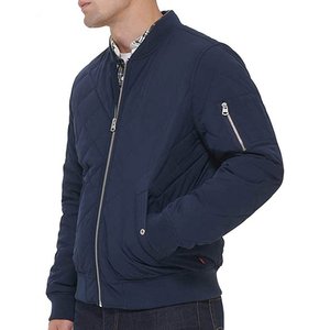 2024 automne hiver personnalisé XL taille hommes décontracté Bomber veste haute qualité toile tissu à manches longues haute rue pour des vêtements de plein air - Product Image 5
