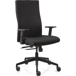 Chaise de bureau pivotante de direction avec mécanisme synchrone, accoudoirs 420-530 mm, capacité de charge 110 kg, tendance bureau - Product Image 1