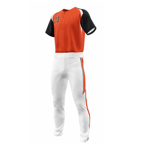 Ropa de béisbol y softbol de último diseño para hombre al mejor precio, conjuntos de ropa deportiva lisa de secado rápido de alta calidad, patrón en blanco transpirable - Product Image 6