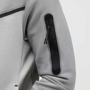 Pantalones Deportivos Grises con Capucha, Cierre con Cordón, Transpirables, de Algodón 100%, Tallas Grandes, con Logotipo Personalizado al por Mayor - Product Image 5