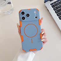Coque de téléphone en TPU de haute qualité pour iPhone 18 Pro Max/17/16/15/14 Plus, magnétique, tendance, antichoc, avec protection renforcée aux quatre coins