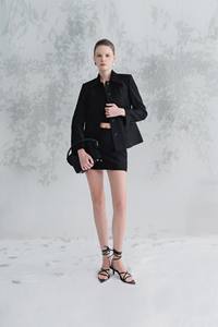 Venta caliente negro y blanco de un solo pecho de manga larga chaquetas de mujer VERA SHIRT JACKET con precio al por mayor WHITE ANT Vietnam - Product Image 6