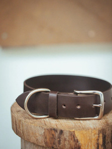 Collar clásico para perro, 38mm, marrón oscuro - Product Image 4