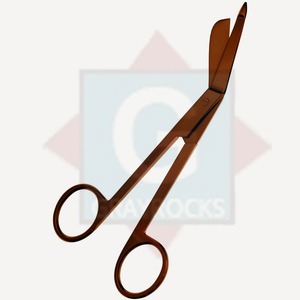 Ciseaux à pansement en acier inoxydable de qualité supérieure Instruments chirurgicaux à revêtement de couleur Source d'alimentation manuelle - Product Image 3