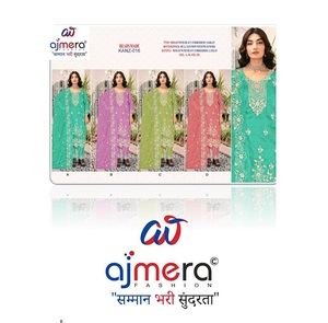 Conjunto de traje tradicional indio pakistaní para mujer, Kurti Shalwar Kameez, elegante, informal, para fiestas, elástico, de secado rápido, sin arrugas - Product Image 1