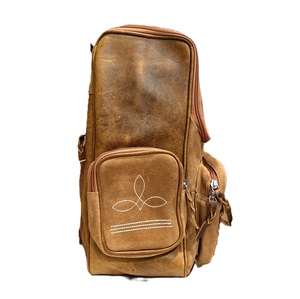 Sac à dos pour femmes en cuir suédé turquoise imprimés d'animaux bohème écologique Durable OEM fabriqué en Inde utilisation quotidienne printemps été - Product Image 6