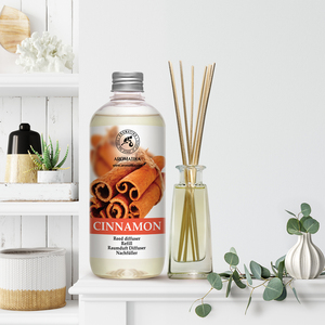 Recharge liquide pour diffuseur d'arômes Aromatika à la cannelle naturelle 500ml, parfum d'ambiance longue durée pour diffuseur à bâtonnets - Product Image 4