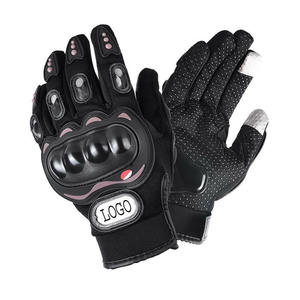 Gants de moto en cuir de haute qualité personnalisés pour les sports motorisés et la moto, parfaits pour l'été - Product Image 2