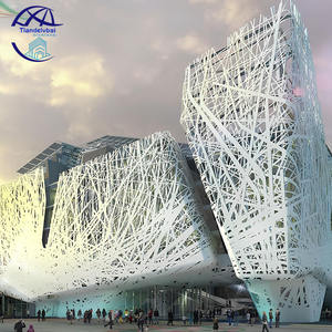 Revêtement de façade en aluminium perforé, décoration de façade extérieure, mur-rideau en aluminium perforé - Product Image 4