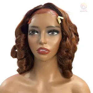 New Product Raw Vietnamese Human Hair Best Quality SDD Bouncy Curly Hair 13X4 Frontal Wigs From Vietnamese Hair Supplier