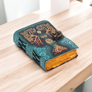 Carnet de croquis à couverture rigide imprimé personnalisé en gros avec couverture en cuir véritable tapis en coton non doublé 7X5 papier pour peinture croquis - Product Image 5