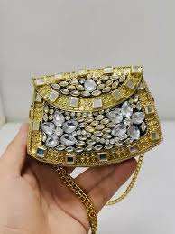 Bolso de Mano de Mosaico Premium para Ocasiones Especiales, Bolso de Mano de Mosaico Hecho a Mano para Mujeres Modernas para Bodas - Product Image 4