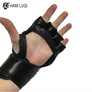 Gants de boxe professionnels MMA Shooter gants de boxe en cuir de vachette de qualité supérieure taille personnalisée 12OZ - Product Image 2