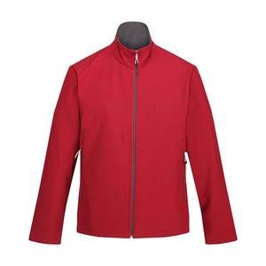 Chaquetas Softshell Deportivas Casuales Unisex, Ropa de Exterior Térmica Impermeable, Táctica, con Capucha, Color Rojo, Cuello Alto con Cremallera - Product Image 2