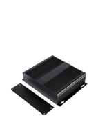 Boîtier en aluminium usiné CNC personnalisé, anodisé, pour mini PC tout-en-un, dissipation thermique élevée