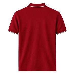Camiseta Polo Rojo Carmesí Kappa Alpha Psi, Talla Real, Mezcla de Algodón Premium, Bordado con el Escudo de Letras Griegas, Ropa de Fraternidad - Product Image 5