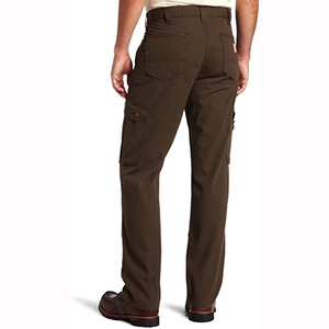 Pantalon cargo décontracté pour homme élégant, brodé, durable, en tissu Oxford 100% coton, respirant, imperméable, multi-poches - Product Image 2