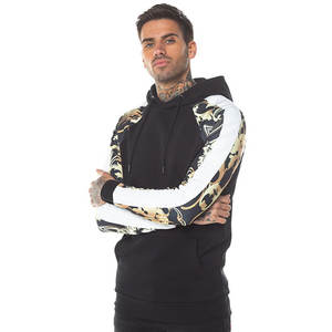 Sudadera con Capucha para Hombre, Estilo Casual, Lisa, con Bolsillos en las Mangas, para Invierno, 100% Algodón, Impermeable, en Oferta - Product Image 3