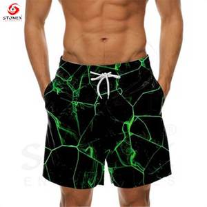 Pantalones cortos de playa personalizados para hombre, ropa de playa para hombre, traje de baño, pantalones cortos de verano para hombre, piel de melocotón, estampado de poliéster 100%, moda de playa de buena calidad - Product Image 6