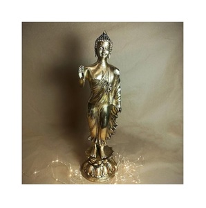 รูปปั้นม้าโลหะทองเหลืองสีทองสะท้อนให้เห็นถึงจิตวิญญาณนิรันดร์แห่งการอุทิศตนและตำนานด้วยการแสดงออกทางศิลปะที่สวยงาม - Product Image 4