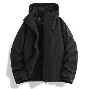 Veste de couple coupe-vent et imperméable, design personnalisé avec logo, prix d'usine en Chine, Bangladesh, veste décontractée - Product Image 3