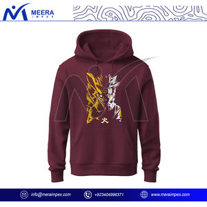 Jersey elástico de patrón sólido ligero Sudadera Diseño elegante Capucha ajustable Bolsillos de canguro para ropa deportiva de verano ODM - Product Image 2