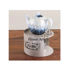 Calentador de Dallah de té de hierro de primera calidad, forma redonda, tamaño personalizado, calentador Dallah para accesorios de cocina - Product Image 1