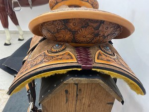 Nouveau design anglais Western Horse Saddle Pleasure et Barrel Racing Tack Set de l'Inde pour l'équitation - Product Image 3