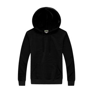 2023 otoño moda personalizable hombres 100% algodón sudaderas Color sólido bordado sudaderas con capucha invierno uso Tops impresión Digital - Product Image 2