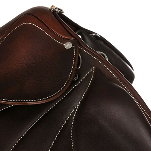 Sillín de cuero inglés de lujo, accesorios para caballos, sillín inglés de cuero puro para montar a caballo para exportación mundial - Product Image 5