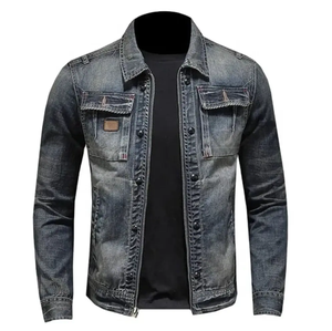 Calidad fina por fabricante Diseño único Última moda Custom Make Factory Rate Chaquetas de mezclilla para hombres - Product Image 1