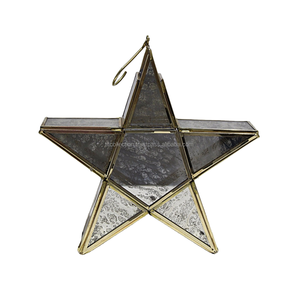 Nueva Colección Tlt, Portavelas de Latón con Forma de Estrella para Decoración del Hogar, Uso Navideño, Hecho a Mano en Uttar Pradesh - Product Image 6