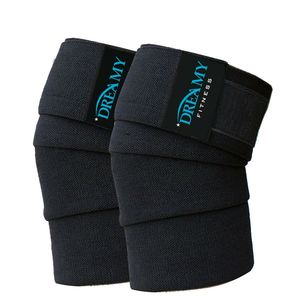 Enveloppes de genou personnalisées avec logo, enveloppes de compression élastiques respirantes pour le fitness, les sports, la salle de sport, l'haltérophilie et la protection - Product Image 3