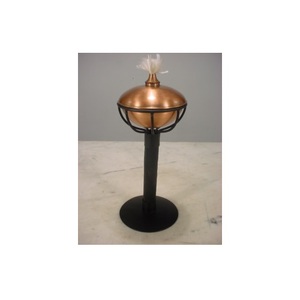 Torche Tiki en cuivre fini antique avec support en métal pour jardin patio balcon intérieur extérieur éclairage de fête utilisation décorative - Product Image 3
