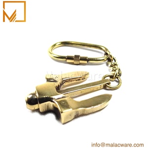 Porte-clés en métal en laiton bon marché en vrac avec gravure de logo Cadeau de promotion personnalisé attrayant unique Offre Spéciale Kaychain - Product Image 3