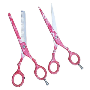 ซื้อร้านเสริมสวยร้อนคุณภาพสูงโดยใช้กรรไกรตัดผมทําเองชุดกรรไกรพิมพ์ลายสวยงาม - Product Image 2