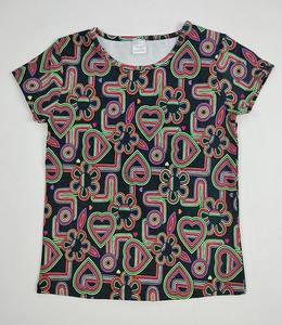 T-shirt uni pas cher pour femmes, manches courtes, imprimé graphique Love, t-shirt décontracté pour filles, chemisier pour femmes, col rond, hauts doux pour le travail - Product Image 4