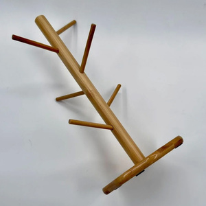 Support à tasses mural en bambou à 5+ niveaux, 15x35cm, organisateur moderne de haute qualité en provenance de Turquie - Product Image 3
