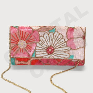 <b>Pink</b> Camo Custom Beaded Party <b>Clutch</b> Evening <b>Bag</b> Designer Ladies Shoulder <b>Bags</b> Luxury Purses and Handbags Parties - Product Image 3